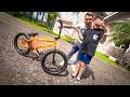 COMPREI UMA BIKE BMX PROFISSIONAL DE 2.000R$ PRO MEU IRMÃO MAIS NOVO