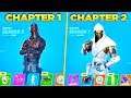 Evolution of Fortnite Battle Pass Items From Chapter 1 - Chapter 2! (Fortnite Rewind)