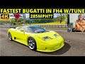 Fastest Bugatti in Forza Horizon 4 - EB110 SuperSport w/Tunes Drag & Top Speed | 4k 60fps
