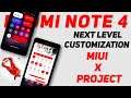 Next Level Customization With MIUI X Project Rom For Redmi Note 4 | Android 10 | Full Review