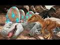 Salvei 2 Bebês Indominus Rex da Feroz Hydra! Papai Indoraptor Dinossauros Ark Survival Evolved