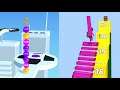 STACK RIDER VS STAIR RUN π‘π- All Levels Gameplay Android, iOS