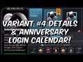 Variant #4 Announcement Details & 5th Anniversary Login Calendar - Marvel Contest of Champions