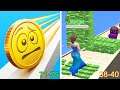 Coin Rush VS Money Run 3D Android iOS Gameplay (Level 71-75 VS Level 38-40)