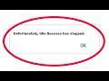 How To Fix Unfortunately Idle Success Has Stopped Error in Android & Ios Mobile Phone
