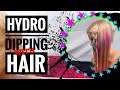 Hydro dipping hair (with hair color) We try HYDRO DIPPING with hair, does it work? 🌈🌟🌈