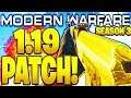 MODERN WARFARE 1.19 PATCH NOTES! NEW MAPS, WARZONE DROPS, AUDIO CHANGES SEASON 3 1.19 PATCH NOTES!
