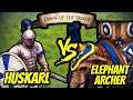 200 Elite Huskarls vs 92 Elite Elephant Archers (Total Resources) | AoE II: Definitive Edition