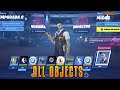 ALL OBJECTS OF BATTLE PASS | TODOS LOS OBJETOS DEL PASE DE BATALLA - Season 2 Chapter 2