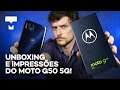 Celular com 5G por R$ 999! Moto G50 5G – UNBOXING e IMPRESSÕES
