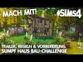 Die Sims 4 Sumpf Haus Bau-CHALLENGE 💚 Mach mit! Trailer, Regeln, Vorbereitung