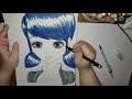 Drawing 42 Marinette From Miraculous Ladybug & Chat Noir Easy to Draw How to Draw Speed Drawing
