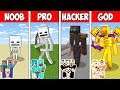 Minecraft - NOOB vs PRO vs HACKER vs GOD : MUTANT SKELETON FAMILY in Minecraft Animation