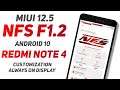 MIUI 12.5 NFS F1.2 Update For Redmi Note 4 | Android 10 | Customization, Always On Display