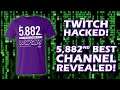 NEW MERCH ALERT: 5,882nd Best Twitch Channel Shirt!