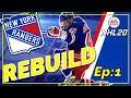 NHL 20 Franchise Mode | Ep: 1 Rebuild NY Rangers | CH-Dütsch
