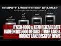 Ryzen 4000 & X670 Release Date | Radeon RX 5600 Details | Tiger Lake & Rocket Lake Desktop News
