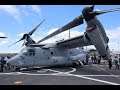 US Marines MV-22b Osprey Tiltrotor Aircraft On Board The Navy USS New York Amphibious Transport Dock