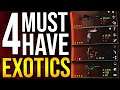 4 Must Have EXOTICS Before Warlords Of New York | The Division 2