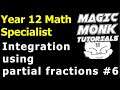 Antidifferentiation using partial fractions (Integration) part 6 - cubic and power of 4 denominators
