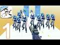 GUN RUN 3D - Walkthrough Gameplay Part 1 - INTRO (iOS Android)