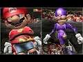 Mario Strikers Charged - Mario vs Waluigi - Wii Gameplay (4K60fps)