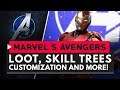 MARVEL'S AVENGERS | Loot, Customization, Skill Trees & More!