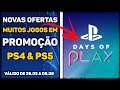 NOVA PROMOÇÃO de JOGOS PS4 e PS5 | Days of Play PS Store | +500 Descontos na PSN (26.05 à 10.06.21)