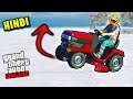 PANIC "Lawn Mower" GTA RACE | GTA 5 Hindi Funny Moments