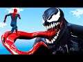 الرجل العنكبوت يعبر جسر فينوم - Spiderman Crossing Venom bridge GTA 5