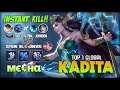 Top Global Hero Kadita ranking 1 Dunia (NACHY) Dan gameplay Hero Kadita Mobile legends