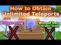 Utopia Origin Unlimited Teleports that would help you to go anywhere you want