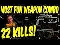 22 BOMB WITH MY BEST WEAPON COMBO FOR FUN HIGH KILL COD BLACKOUT SOLO WINS!
