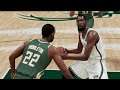 Brooklyn Nets vs Milwaukee Bucks | NBA Playoffs Game 3 Full Game Highlights 6/10  - NBA 2K21