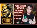 (Don't Watch It Bcoz Of Ping)PUBG MOBILE RETURNS LIVE STREAM | MESSIAH PLAYS