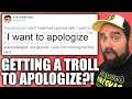 Getting An Internet Troll to Apologize! Lessons Learned.