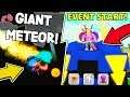 GIANT METEOR LIVE EVENT IN POWER SIMULATOR! *NEW AREAS!* Roblox