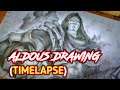 How to draw Aldous Mobile Legends (Timelapse) | Freehand