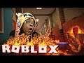 I'M ON FIRE | ROBLOX FLOOR IS LAVA GAMEPLAY
