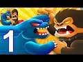 Kaiju Run - Gameplay Walkthrough Part 1 All Levels 1-14 (Android, iOS)