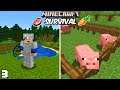Minecraft 1.17 Survival Let's Play Part 3 | Farming Animals