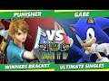Smash It Up - Punisher (Link) Vs. Gabe (Sonic) SSBU Ultimate Tournament