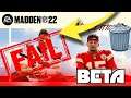 The Madden 22 Beta Is A DISASTER! Pros and Cons of the Madden 22 Beta!