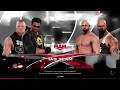 WWE 2K20 Walkman,Brock Lesnar VS Karl Anderson,Luke Gallows Elimination Tag Match