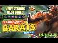 BEST BUILD BARATS IN 2021 | VERY STRONG WINRATE 92% GAMEPLAY By: NANNN ~ MOBILE LEGENDS