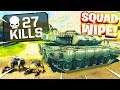 CoD BLACKOUT | i CAN'T BELiEVE HOW i WiPED THiS QUAD!!! 27 KiLL HMH!!