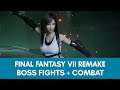 Final Fantasy VII Remake - Boss Fight + Combat | NEW GAMEPLAY PREVIEW 4K 60FPS