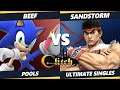 Glitch Konami Code - Beef (Sonic) Vs. Sandstorm (Ryu) SSBU Ultimate Tournament