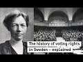 How Swedish women got the right to vote (audio description)