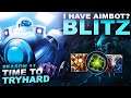 I HAVE AIMBOT WITH MY HOOKS? BLITZCRANK! - Time to Tryhard | League of Legends